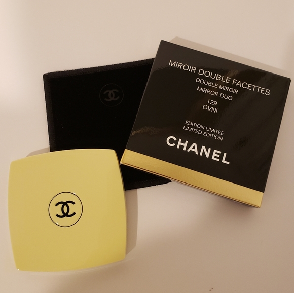 💖100% Authentic CHANEL Limited Edition Compact Mirror, OVNI (Yellow) *NEW - Picture 8 of 14